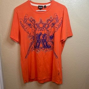 Men’s Large Orange Just Cavalli TShirt